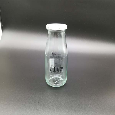 330ml juice milk glass bottle with screw cap