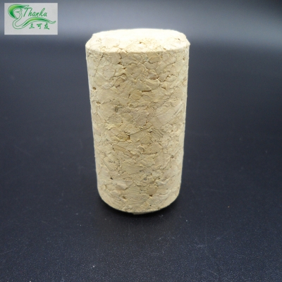 Agglomerate cork with import wood