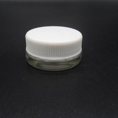 5g eye cream glass jar with white cap